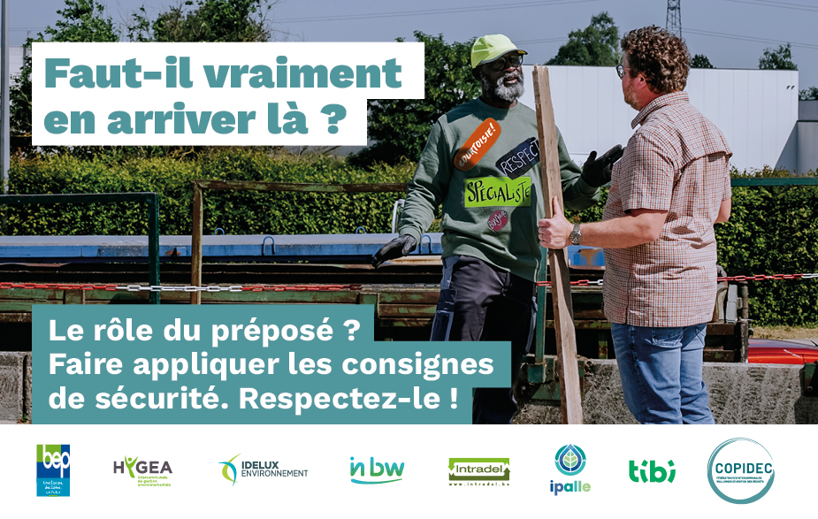 Campagne de sensibilisation à la courtoisie envers le personnel des recyparcs